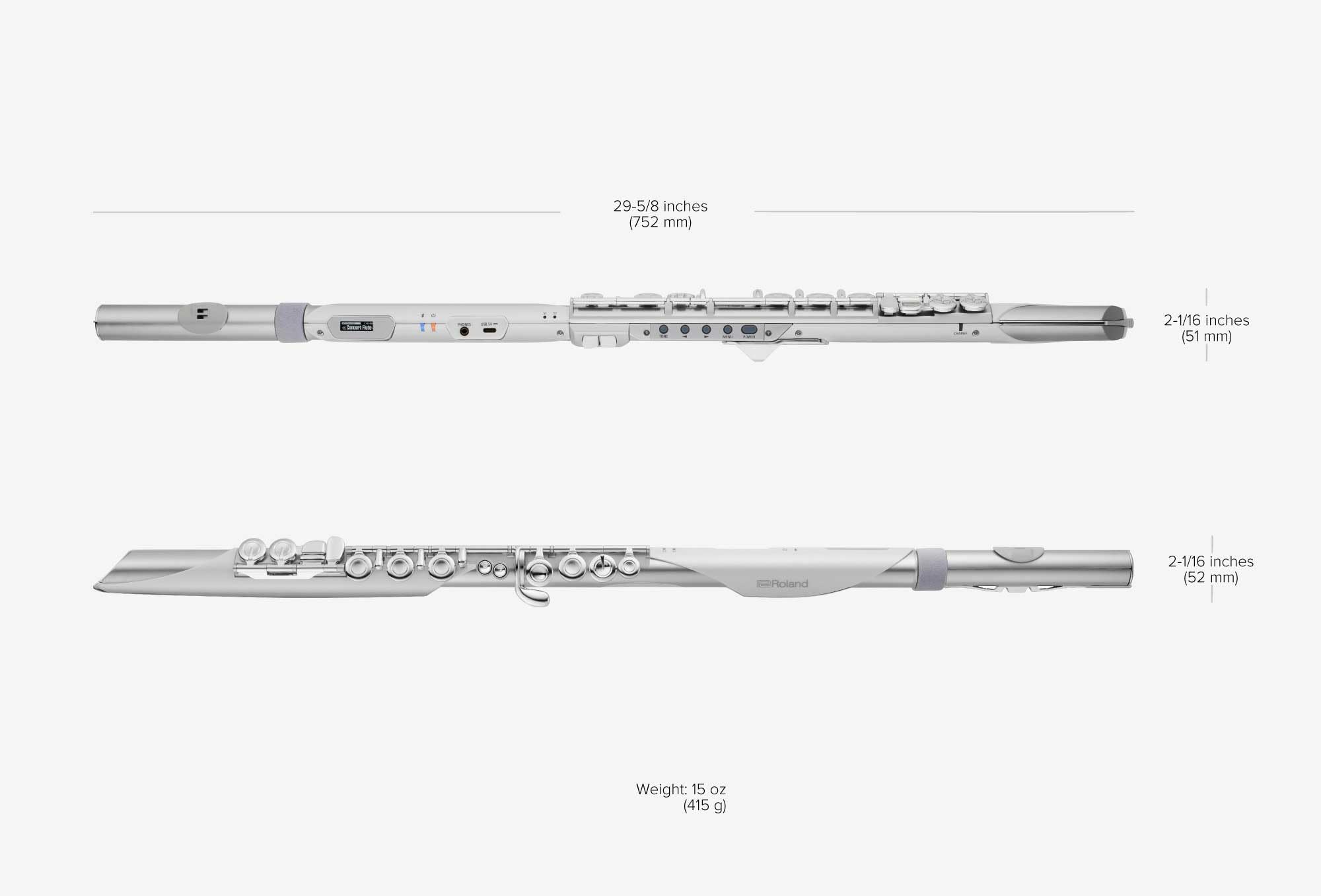Amazon | フルート型電子管楽器 ROLAND AE-BRISA Aerophone Brisa
